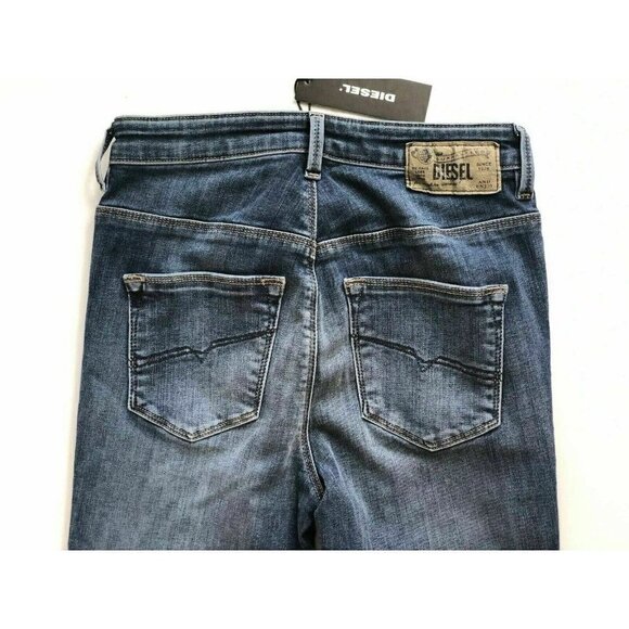Diesel Womens Blue Skinzee  Slim Skinny  W25 L30 - Picture 11 of 12